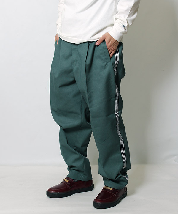 SIDE LINE PLEATED WIDE PANT -MINT-