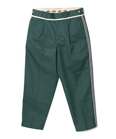 SIDE LINE PLEATED WIDE PANT -MINT-