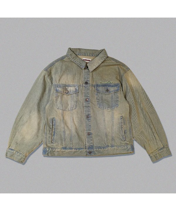 Vintage Denim Jacket -3.COLOR-(ヴィンテージライトブルー)