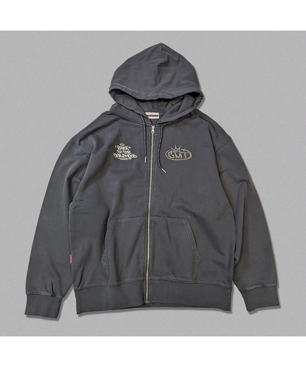 CMT logo pigment fullzip hoodie -3.COLOR-(スミクロ)