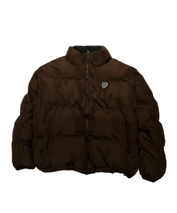 Reversible eco down jacket -3.COLOR-(ブラウン)
