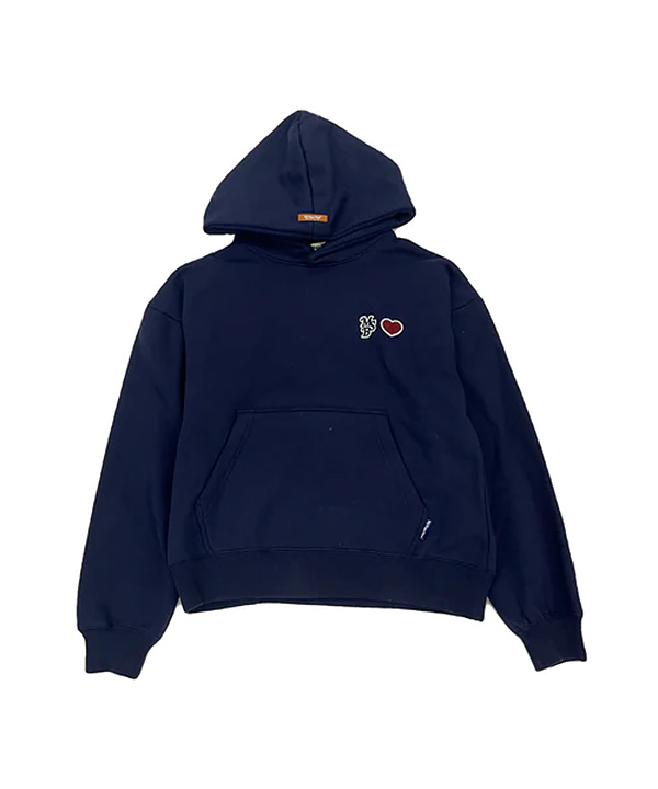 heart patch logo hoodie -4.COLOR-(ネイビー)
