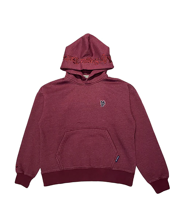 MSB logo embroidery hoodie -4.COLOR-(ボルドー)