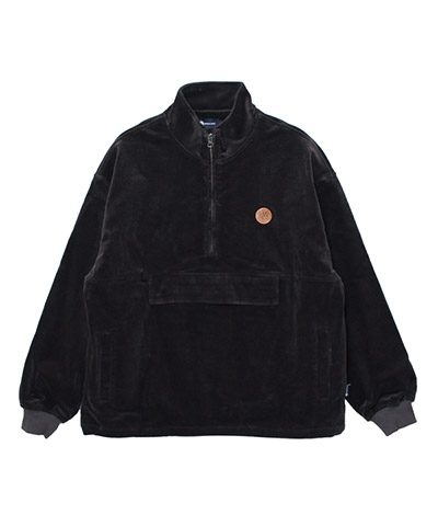 CORDUROY PULLOVER JACKET -CHARCOAL-