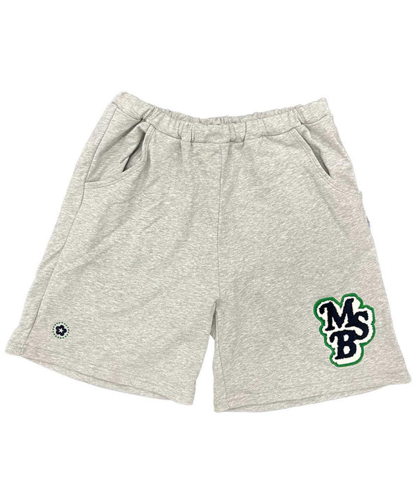 sweat wappen shorts -5.COLOR-(グレー)
