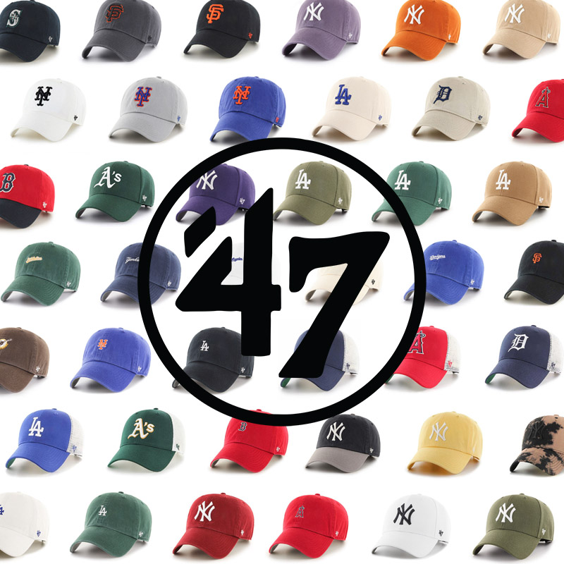 『47』MLB公式ライセンスのベースボールキャップ
