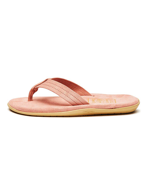 SUEDE LEATHER SANDAL -PINK-