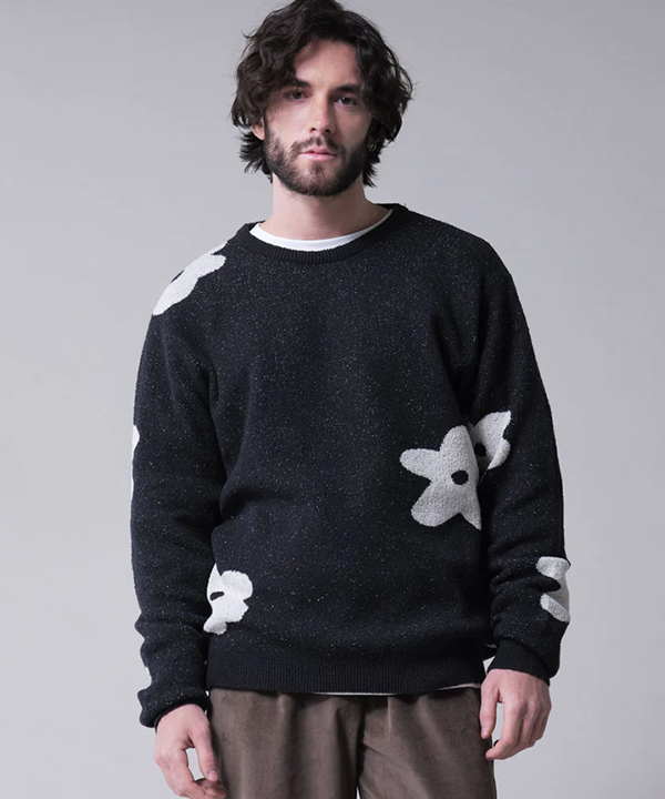 BANKS JOURNAL(バンクスジャーナル)/ BLOOM SWEATER -BLACK- | Blue in