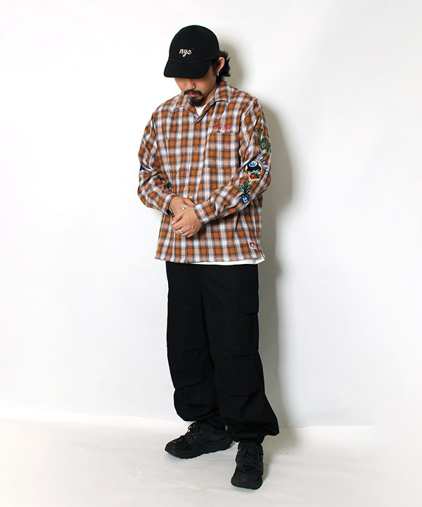 SNOW WORKERS PANTS (CARGO) -BLACK-