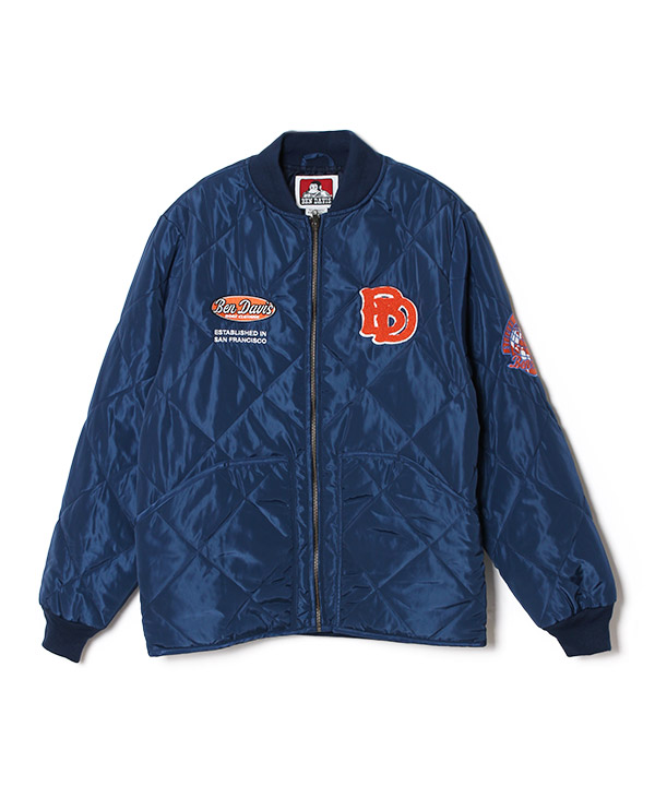 BEN DAVIS(ベンデイビス)/ LETTERED QUILT JACKET -3.COLOR- | Blue in