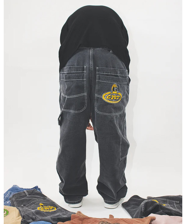 CENTIMETER(センチメーター)/ 00s wide painter denim pants -BLACK 