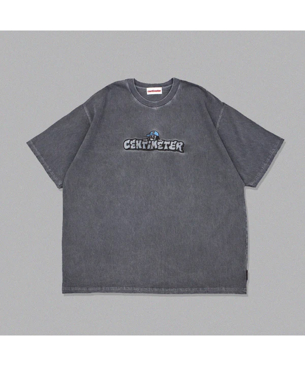 CENTIMETER(センチメーター)/ Official logo pigment tee -BLACK 