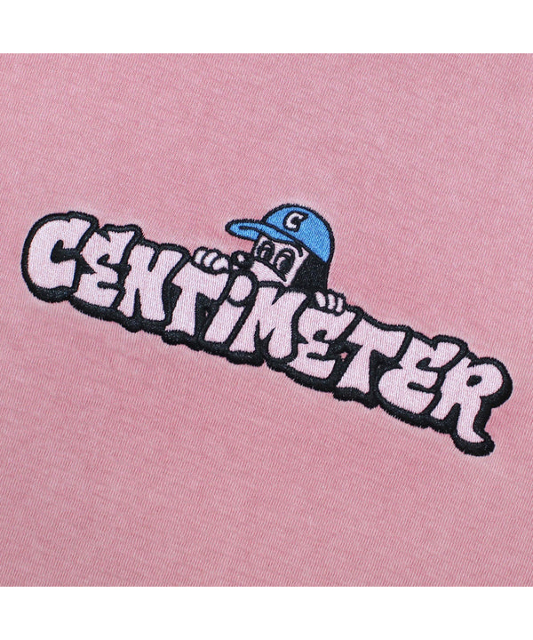 Official logo pigment tee -PINK-