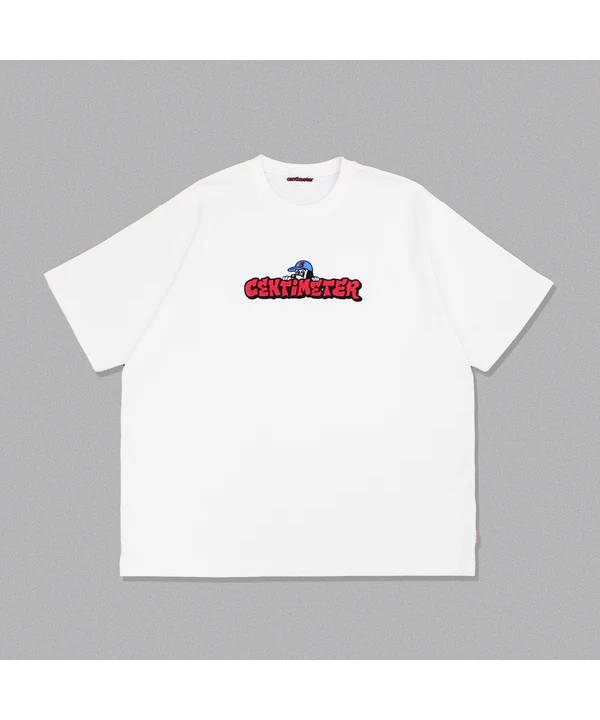 Official logo pigment tee -WHITE-