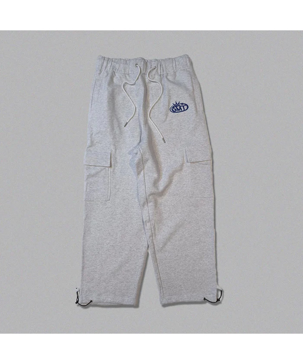 CMT logo pigment sweat pants -3.COLOR-(杢グレー)