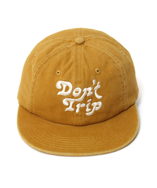 Free&Easy(フリーアンドイージー)/ DON'T TRIP WASHED HAT -MUSTARD 