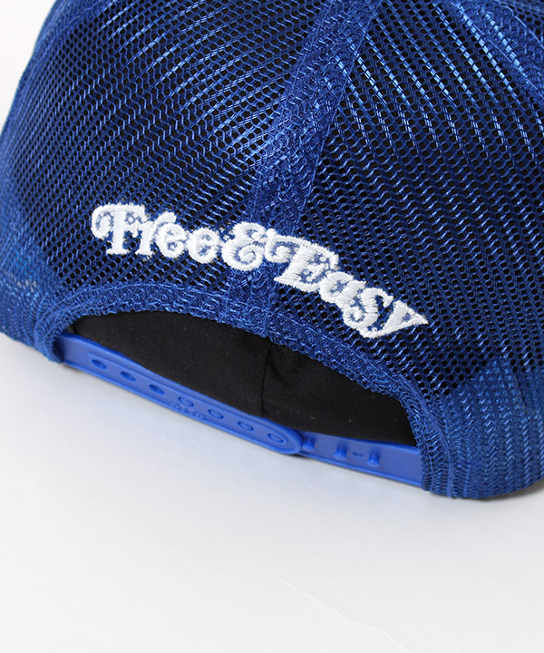 DON'T TRIP EMBROIDERED TRUCKER HAT -TRICOLOR-