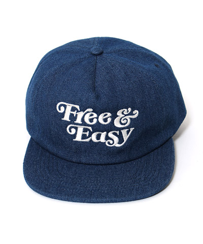 FREE&EASY DENIM SNAPBACK HAT -INDIGO-