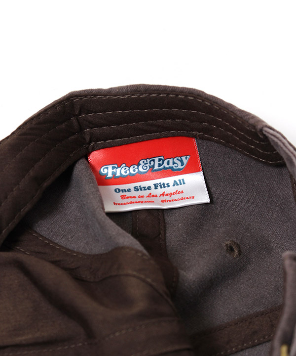 FREE&EASY WASHED HAT -BROWN-