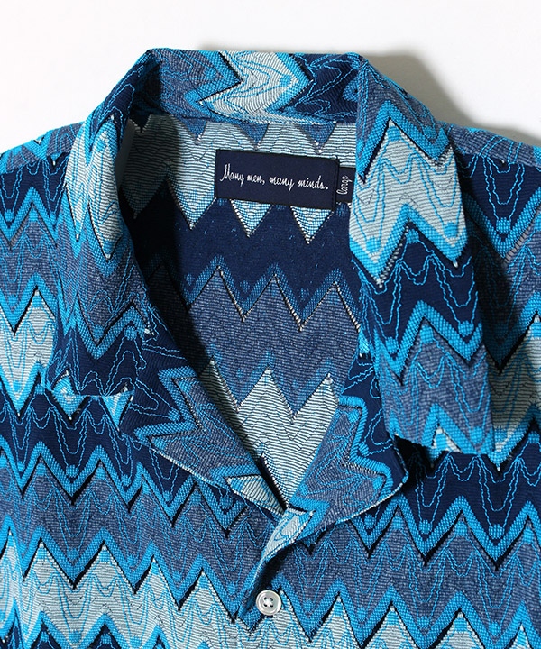 【Fano Studios】wave collar shirt