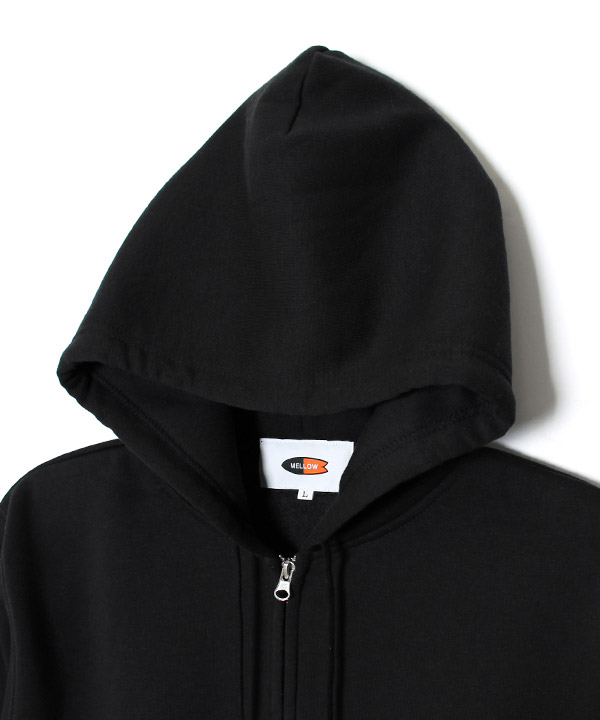 LA MARVIE ZIP HOODIE -BLACK-