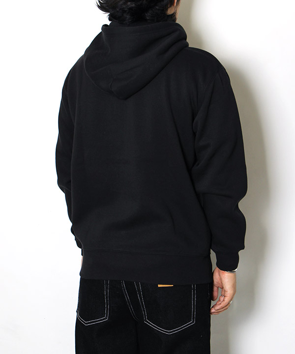 LA MARVIE ZIP HOODIE -BLACK-