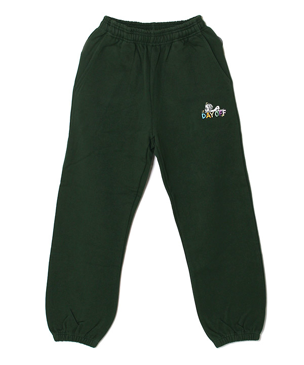 DAY OFF HEAVY EASY PANTS -GREEN-