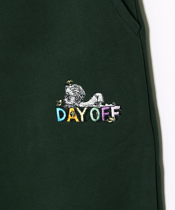 DAY OFF HEAVY EASY PANTS -GREEN-
