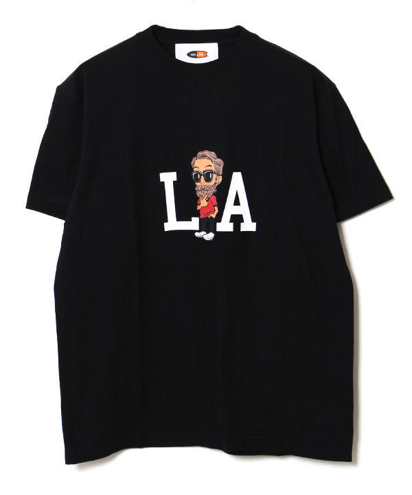 MELLOW(メロー)/ L.A. MARVIE TEE -BLACK- | Blue in Green ONLINE STORE