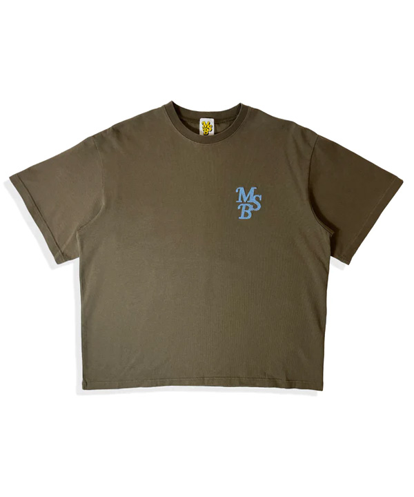 MSB LOGO TEE -CHARCOAL(スミクロ)-