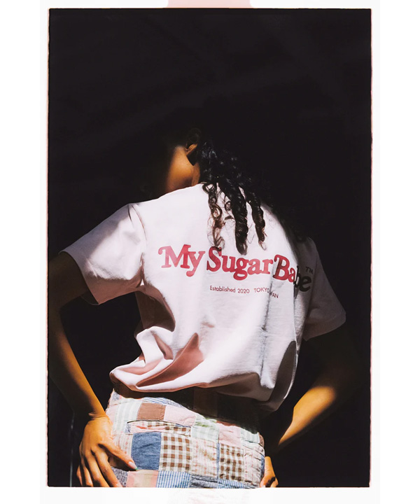 My Sugar Babe/MSB(マイシュガーベイブ)/ MSB LOGO TEE -PINK(ピンク