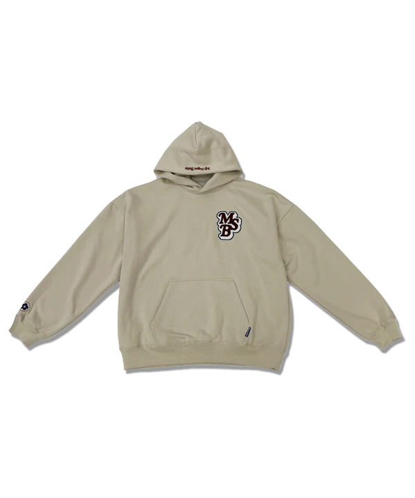 My Sugar Babe/MSB(マイシュガーベイブ)/ MSB Wappen hoodie -BEIGE