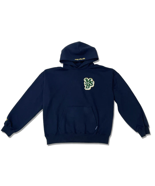 My Sugar Babe/MSB(マイシュガーベイブ)/ MSB Wappen hoodie -NAVY 