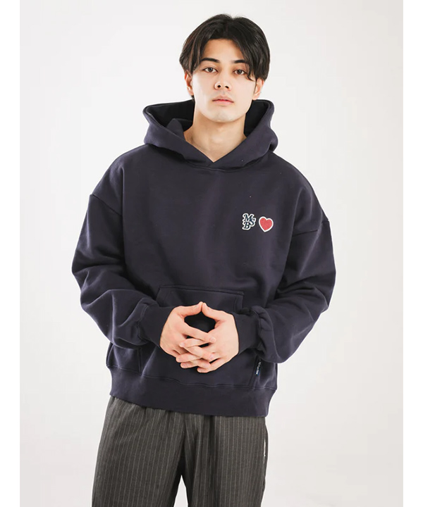 heart patch logo hoodie -4.COLOR-