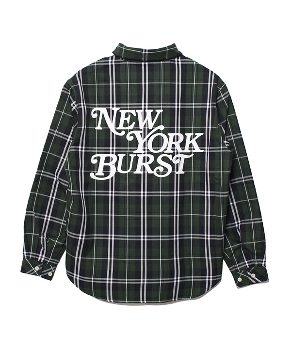 N.Y.B./NEW YORK BURST(ニューヨークバースト)/ HOODED CHECK SHIRT