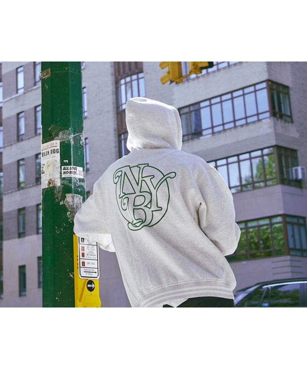 N.Y.B./NEW YORK BURST(ニューヨークバースト)/ OG SNAP SWEAT HOODIE