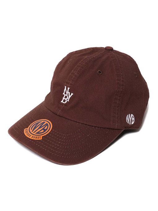 NYB MINI LOGO CAP -BROWN-