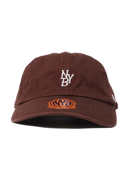 NYB MINI LOGO CAP -BROWN-