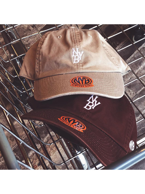 NYB MINI LOGO CAP -BROWN-