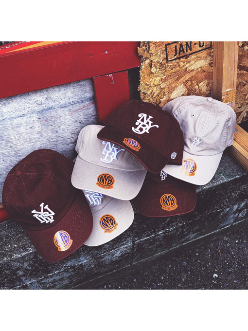 NYB MINI LOGO CAP -BROWN-