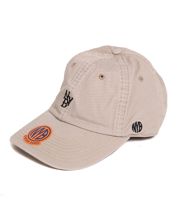 NYB MINI LOGO CAP -BEIGE2(BLACK)-