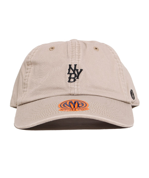 NYB MINI LOGO CAP -BEIGE2(BLACK)-