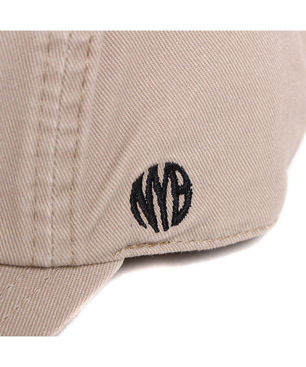 NYB MINI LOGO CAP -BEIGE2(BLACK)-