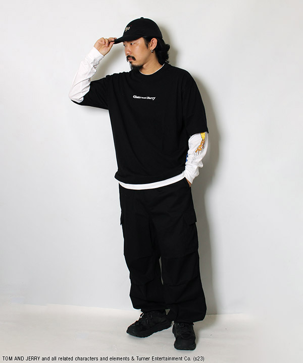 SEQUENZ(シークエンズ)/ TOM and JERRY STAFF FAKE LAYERD L/S TEE -3 