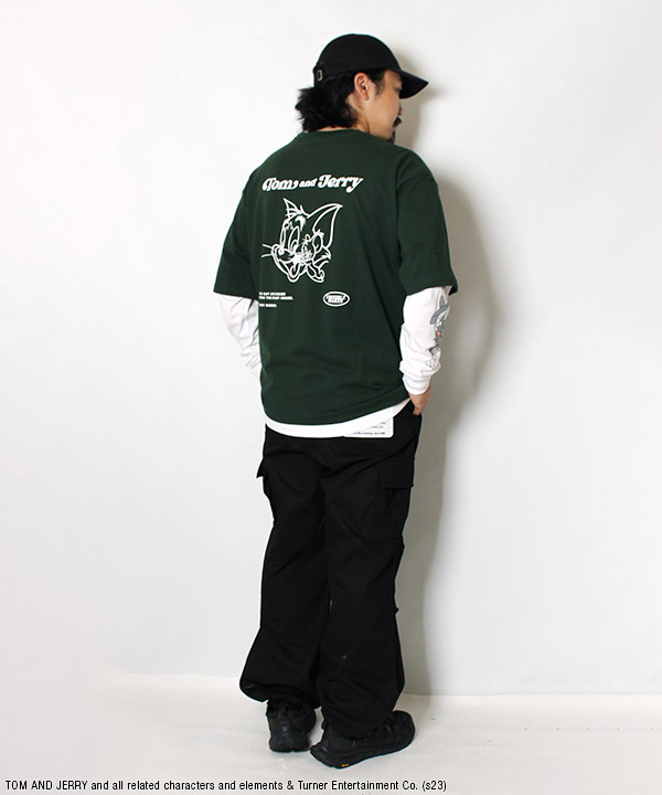 TOM and JERRY STAFF FAKE LAYERD L/S TEE -3.COLOR-