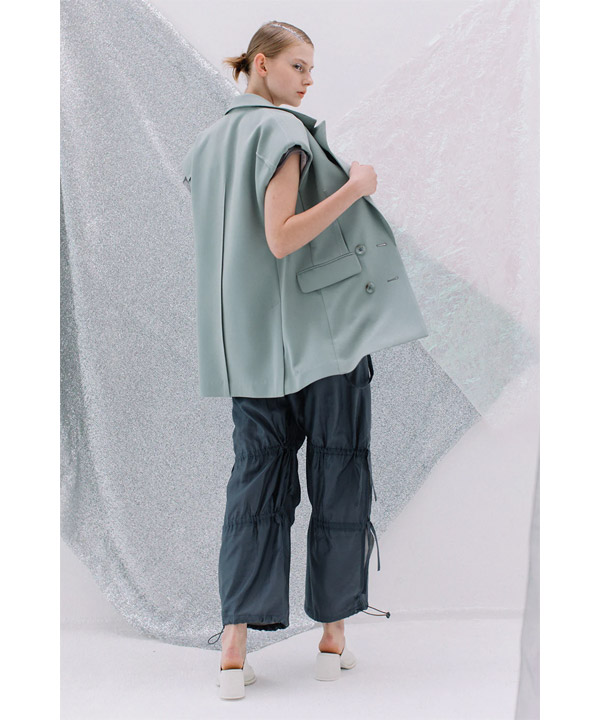 AULA AILA(アウラアイラ)/ DRAWSTRING PANTS -GREY- | Blue in Green