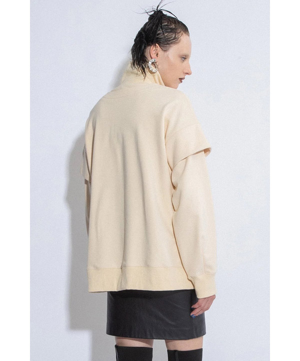 LAYERED LIKE SWEAT PULLOVER -3.COLOR-