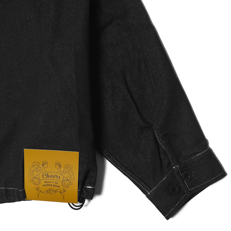 DENIM JKT -BLACK-