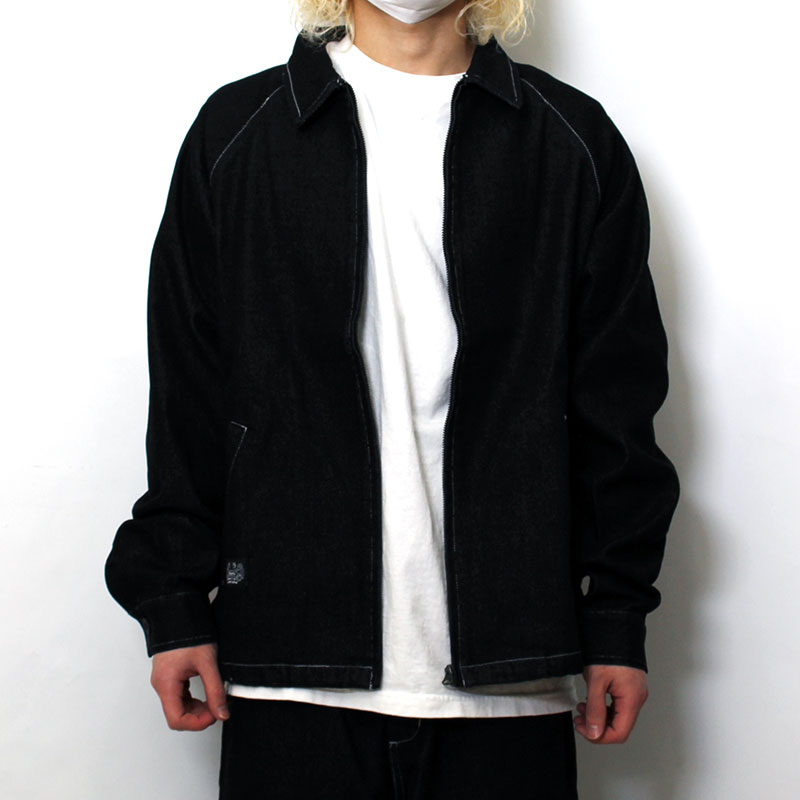 DENIM JKT -BLACK-