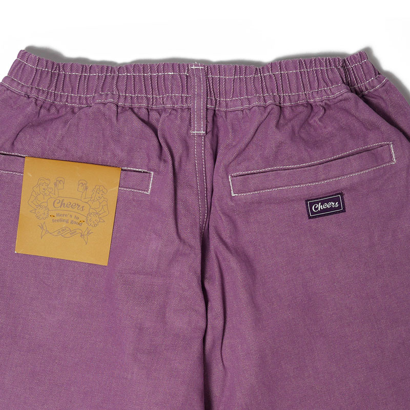 WT COLOR DENIM PANTS -PURPLE-